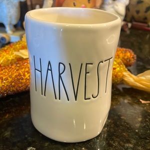 Rae Dunn Harvest Candle White Pumpkin